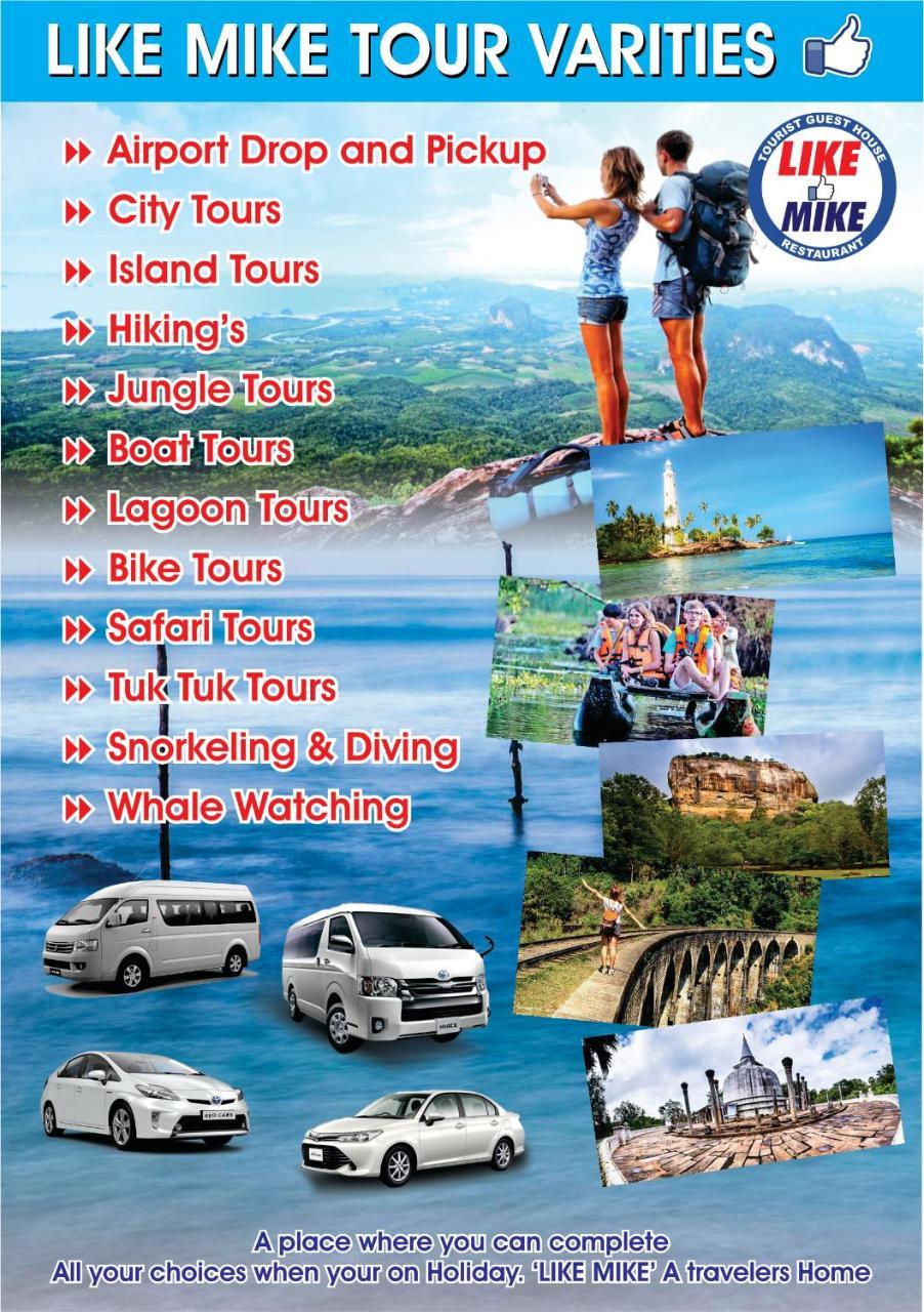 Like Mike Tourist Guest House & Restaurant Негомбо Экстерьер фото
